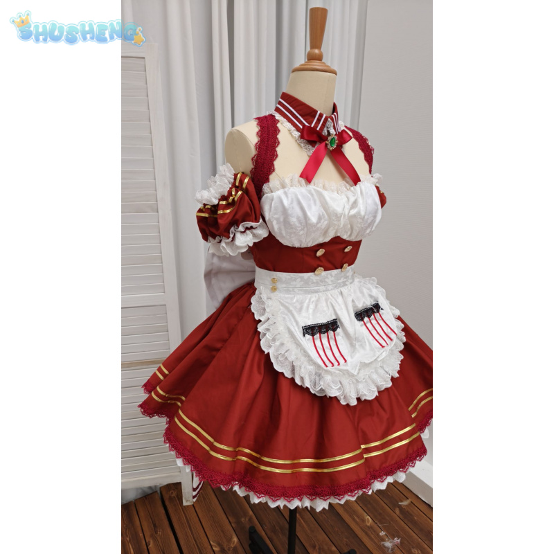 Anime Marin Cosplay - هوشو البحرية تأثيري حلي أنيمي Vtuber