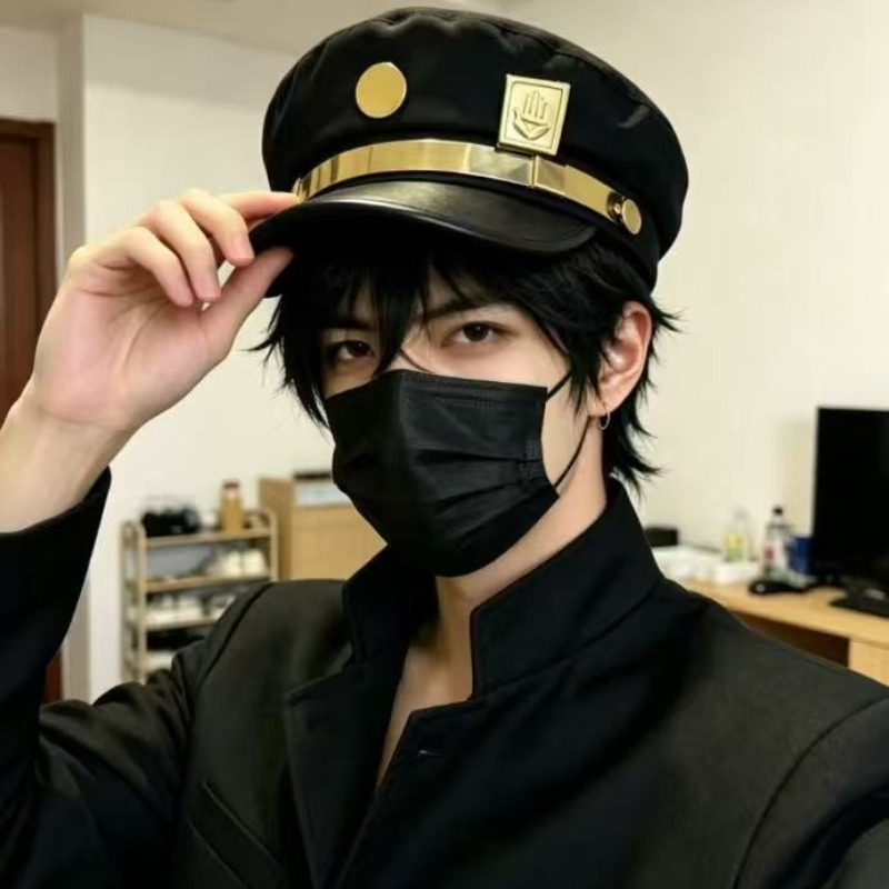 Jojo Bizarre Hat - قبعة تنكرية لشخصية كوجو جوتارو من
