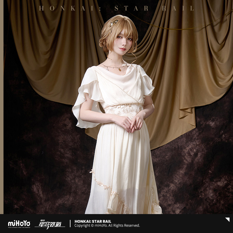فستان أغلية الأصلي من mIHOYO م - مراجعة Anime Cosplay Dress To Impress وسعره