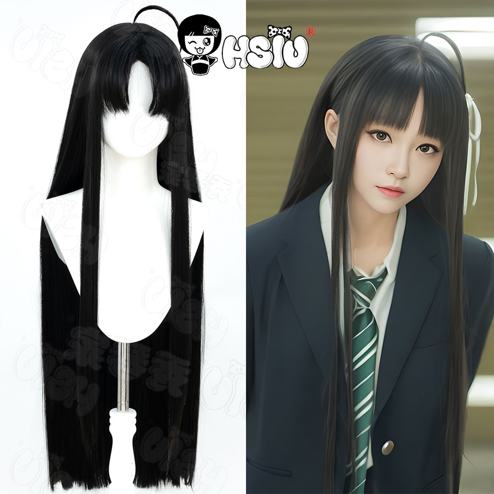 Awa سوبارو شعر مستعار تأثيري H - مراجعة Anime Cosplay Girl With Black Hair وسعره