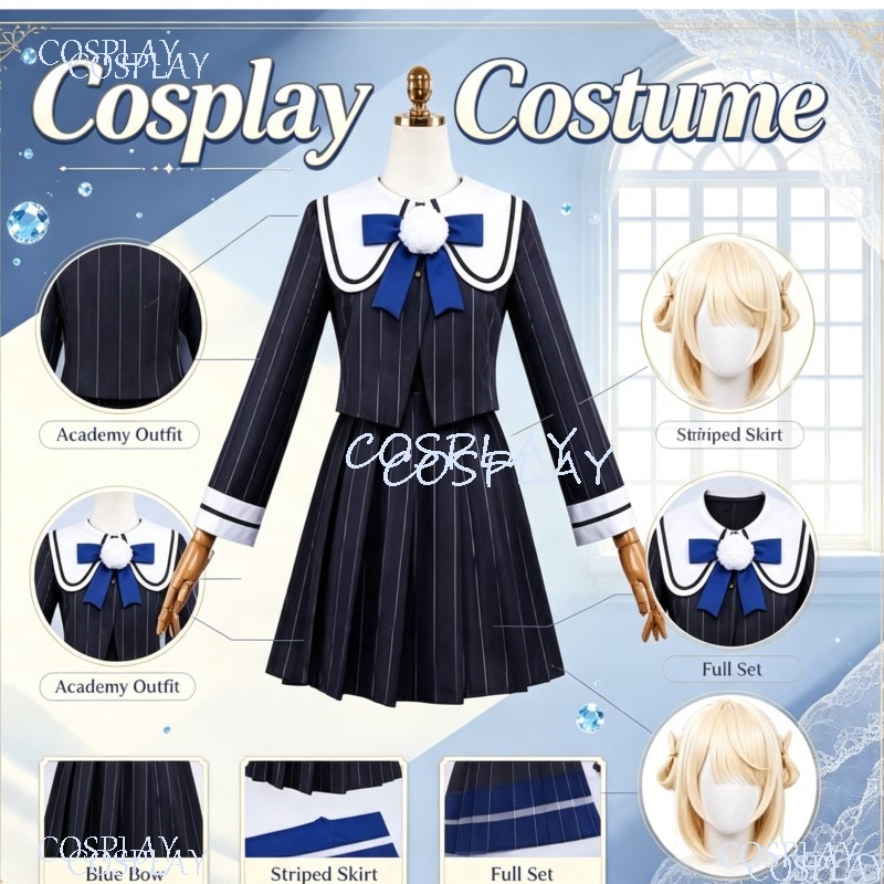زي مدرسي JK، فستان كاواي لطيف، - مراجعة Anime Cosplay Youtuber وسعره
