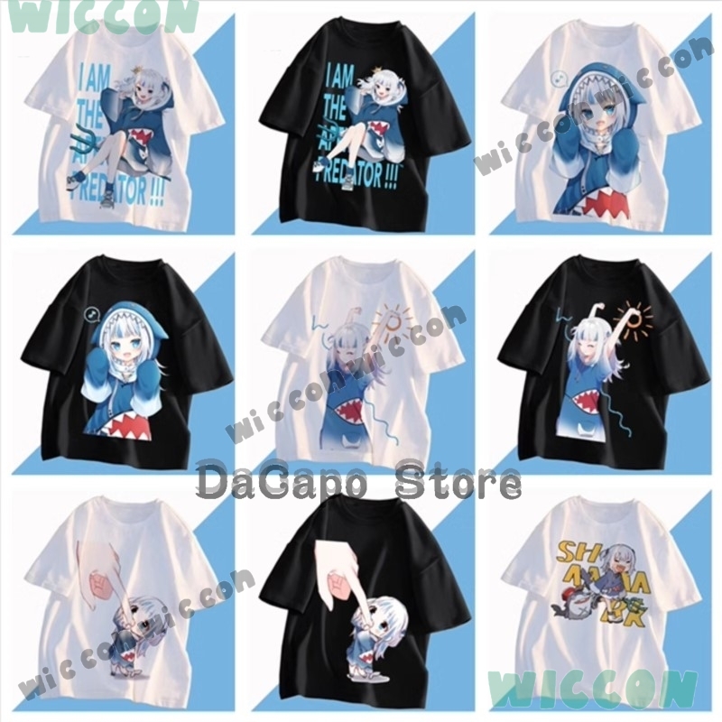 اتصل تي شيرت زي القرش Gawr Gur - مراجعة Anime Cosplay Youtuber وسعره