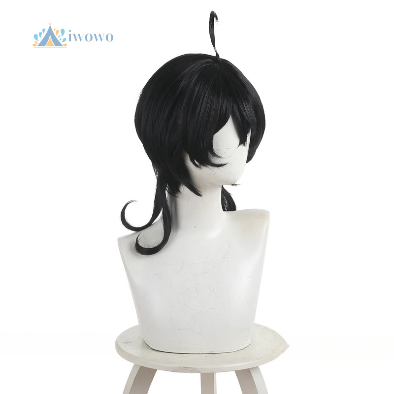 أنيمي ساندا شيوري Fuyumura شعر - مراجعة Anime Cosplay Girl With Black Hair وسعره