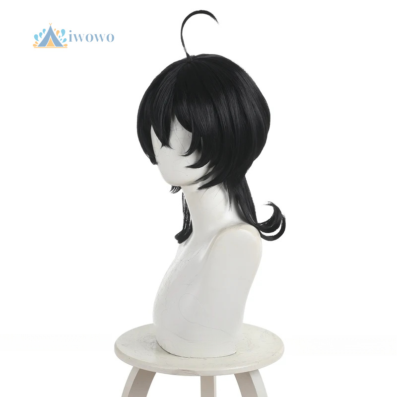 أنيمي ساندا شيوري Fuyumura شعر - مراجعة Anime Cosplay Girl With Black Hair وسعره