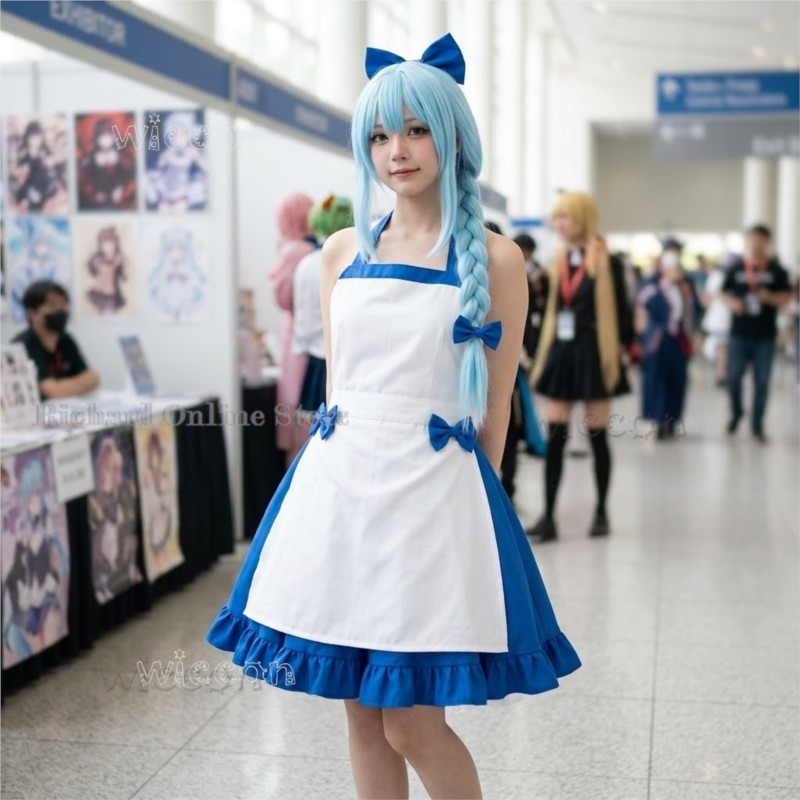زي ناتسو الأزرق والأبيض من زين - مراجعة Zenos Anime Cosplay وسعره