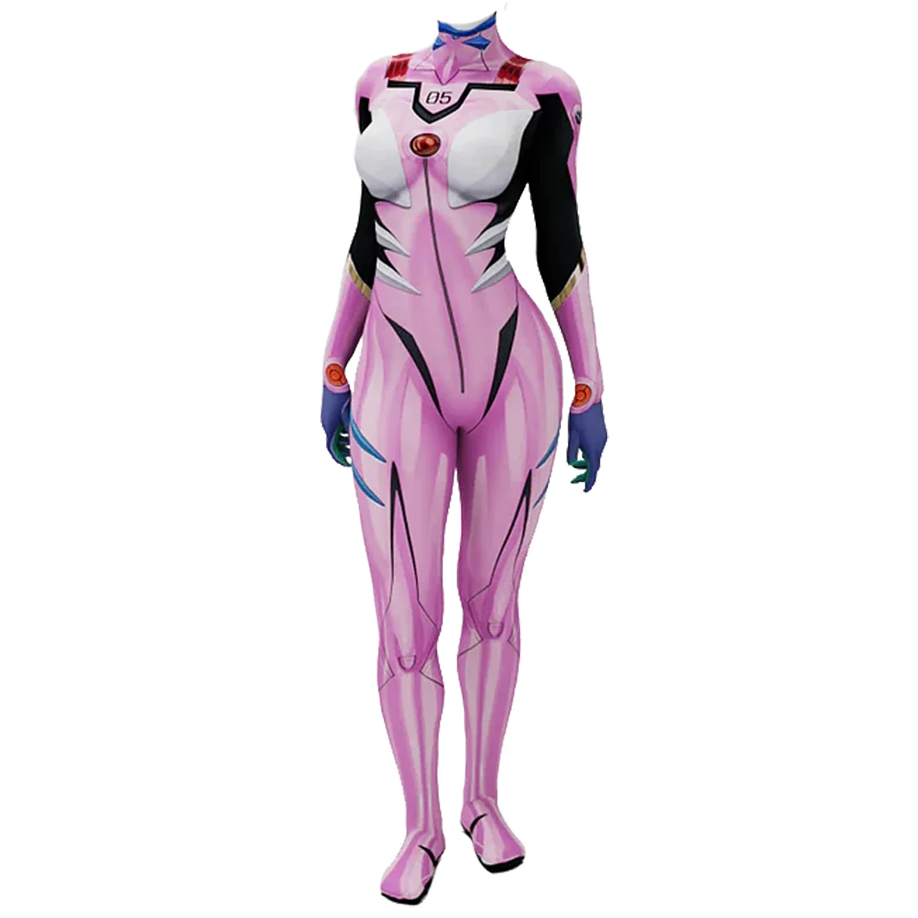 أزياء أنيمي إيفا 05 ماكينامي ا - مراجعة Anime Cosplay Bodysuit وسعره