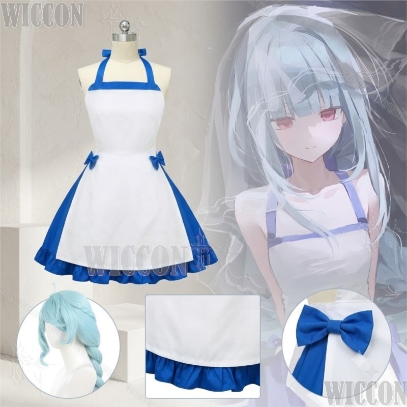 زي تنكري صيفي أزرق بتصميم شخصي - مراجعة Zenos Anime Cosplay وسعره